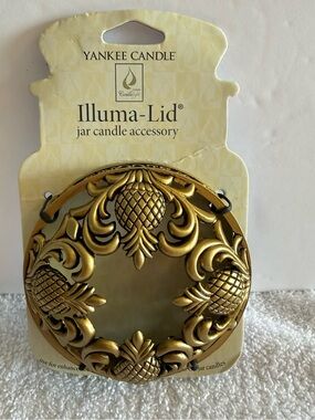 Yankee Candle Gold Ornate Illuma-Lid Jar Accessory